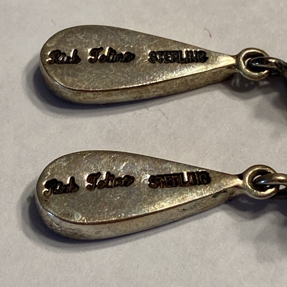 Rick Tolino Earrings Navajo Sterling Silver 925 - Picture 3 of 15